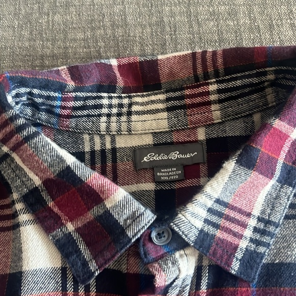 Eddie Bauer Flannel Button Down - Picture 2 of 5